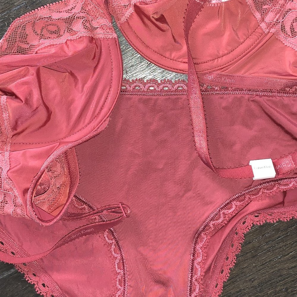 34B Calvin Klein Signature Bare Unlined Bra set - Picture 2 of 7